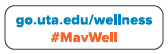 image with link to wellness website and hash tag mav well