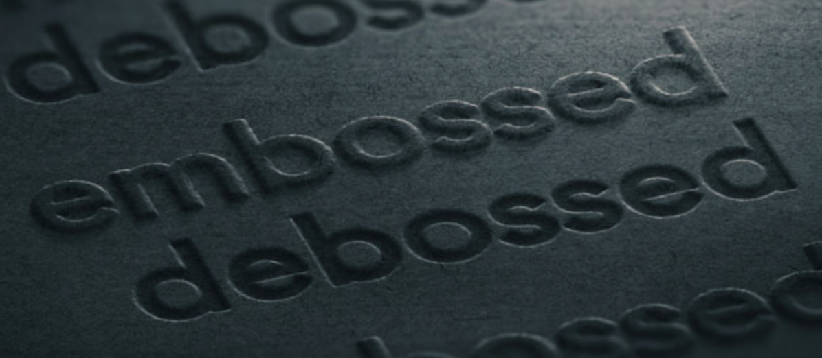 embossing