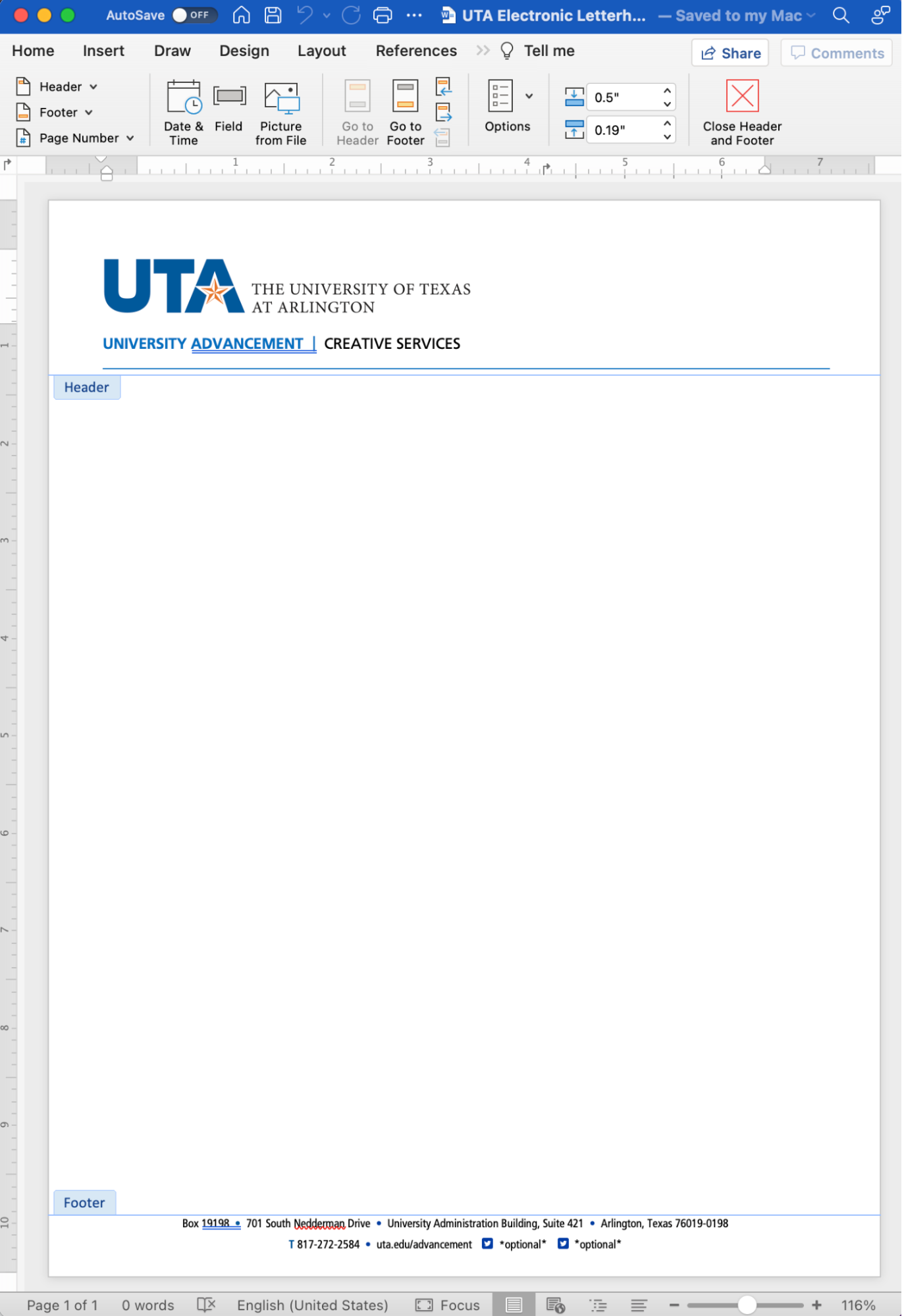 digital letterhead